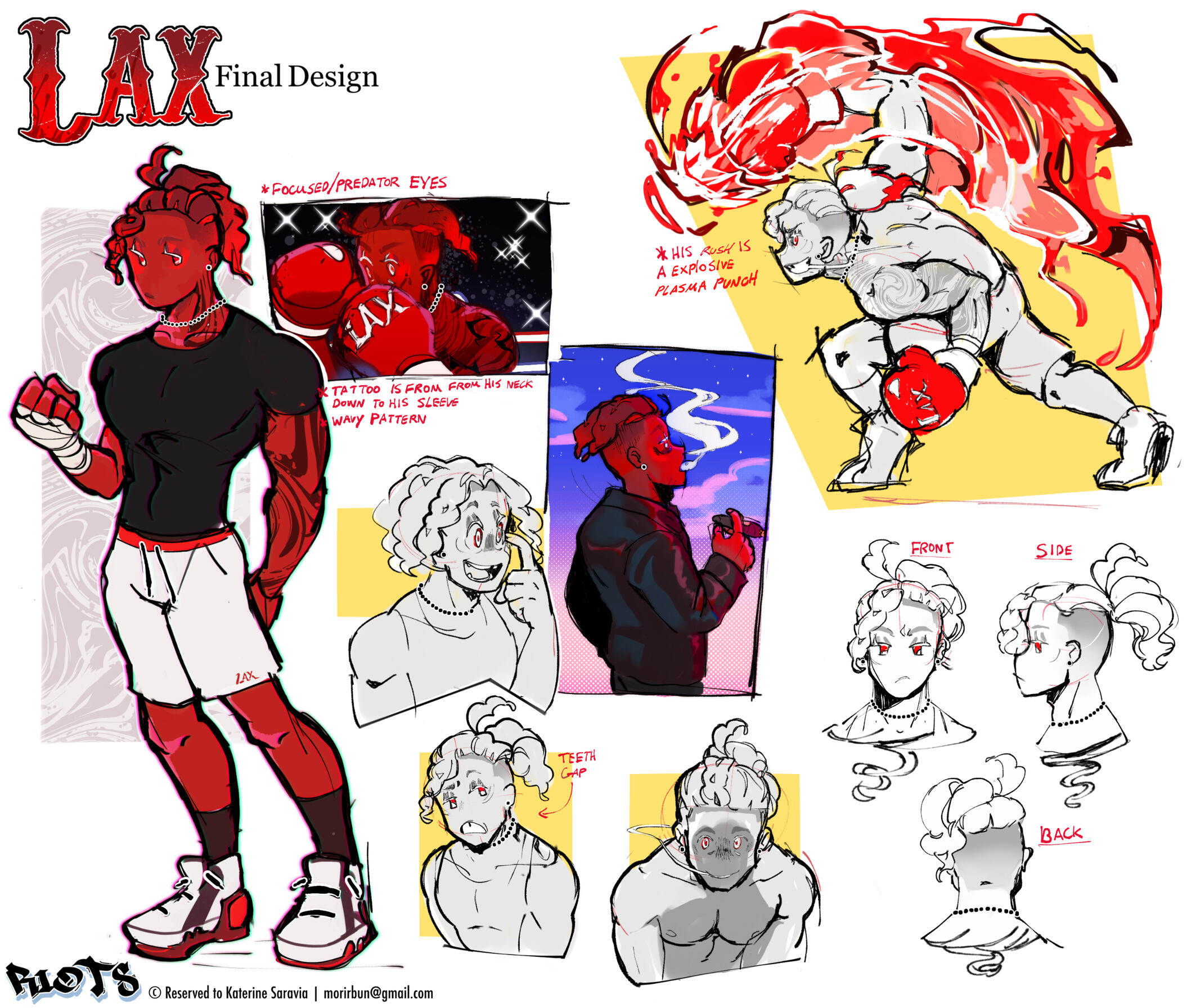 RIOTS | Lax Reference Sheet