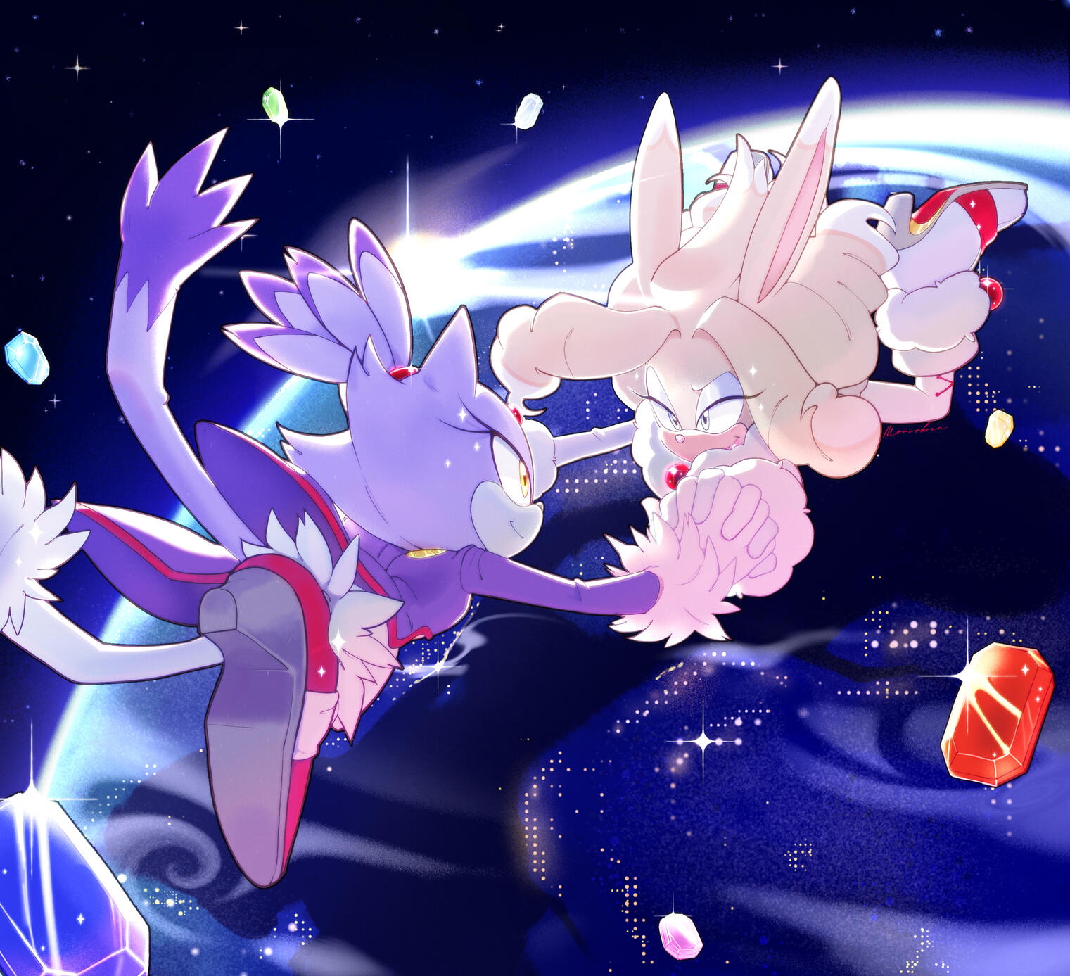 "Orbiting You" Blaze & Shiver | Fanart