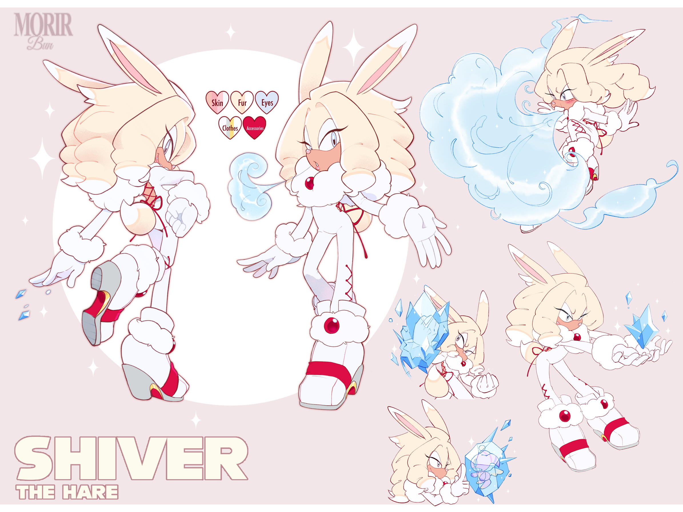 "Shiver the Hare" Reference Sheet | Fan Character