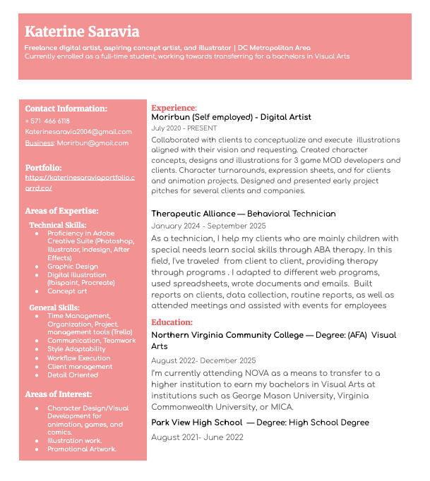 Katerine Saravia - Resume
