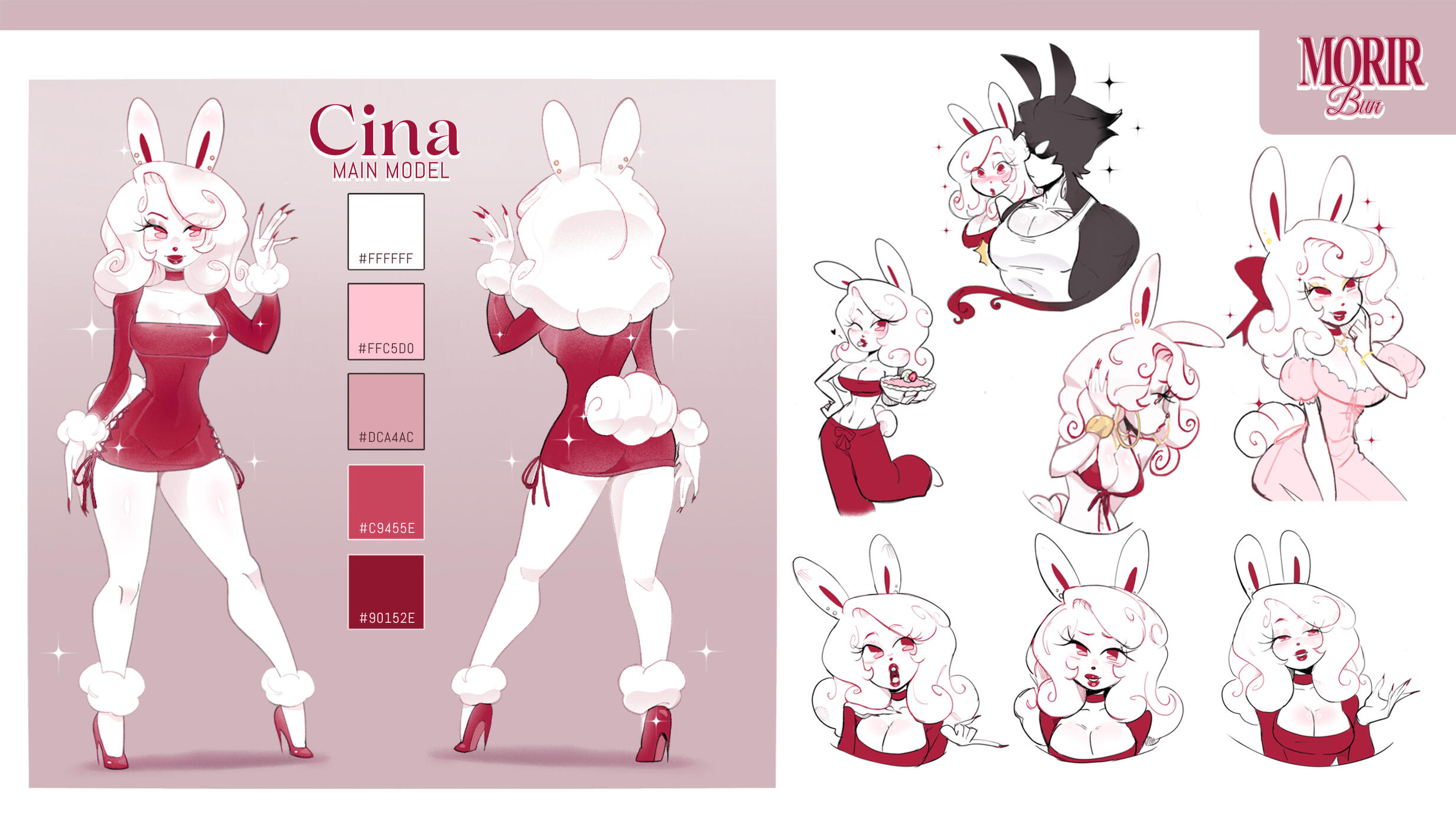 Cina Main Model Sheet | Personal Project